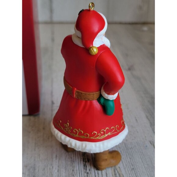 Hallmark special edition Santa Claus eating cookie ornament Xmas - Picture 4 of 7